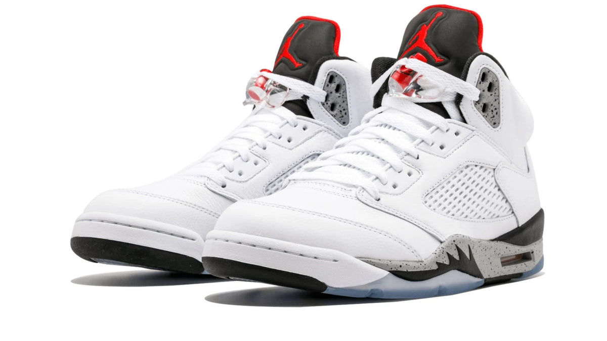 Air Jordan 5 Retro "CEMENT" sneaker product image 2 | Foot Spikes