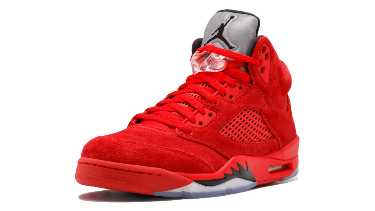 Air Jordan 5 Retro "Red Suede" sneaker product image 3 | Foot Spikes