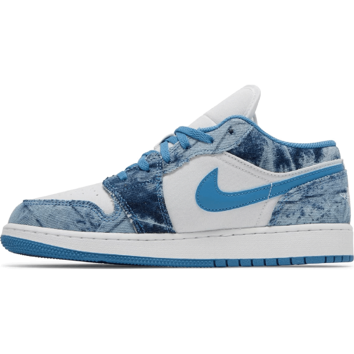 Air Jordan 1 Low GS 'Washed Denim' sneaker product image 1 | Foot Spikes
