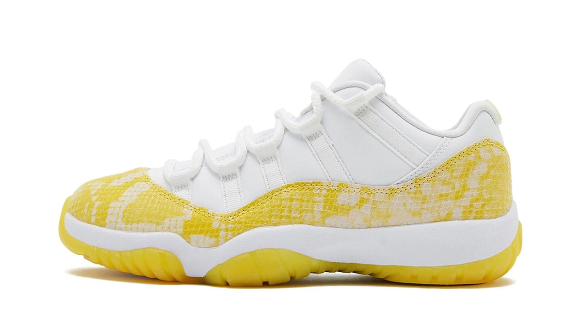 AIR JORDAN 11 LO WMNS "Yellow Snakeskin" sneaker product image 1 | Foot Spikes