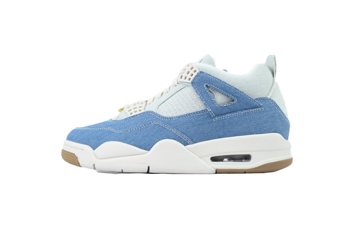 Wmns Air Jordan 4 Retro TEX 'Worn Blue Denim' sneaker product image 1 | Foot Spikes