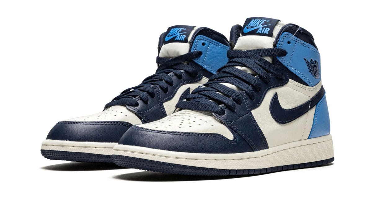 Air Jordan 1 Retro High OG GS "Obsidian/University Blue" sneaker product image 2 | Foot Spikes