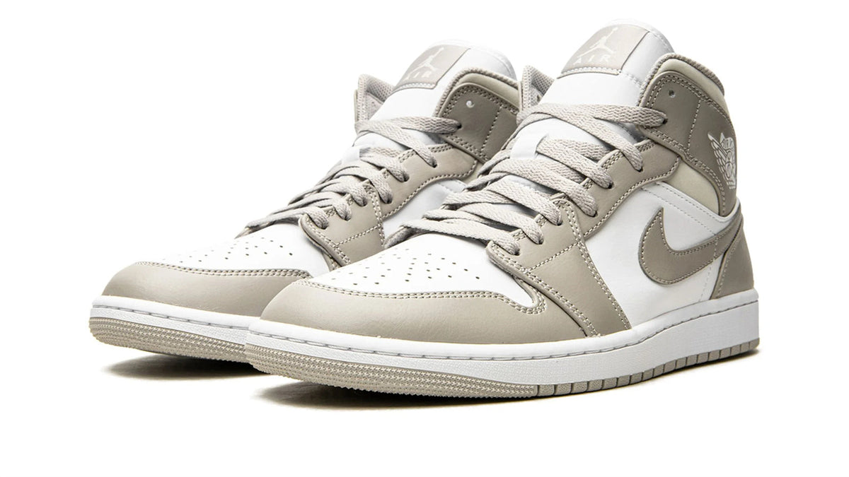 Air Jordan 1 Mid "Linen / College Grey" sneaker product image 2 | Foot Spikes