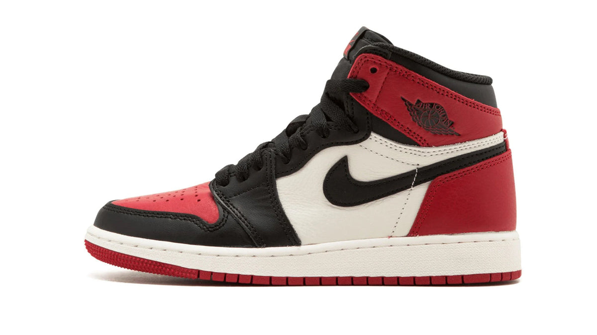 Jordan 1 Retro High "Bred Toe" sneaker product image 1 | Foot Spikes