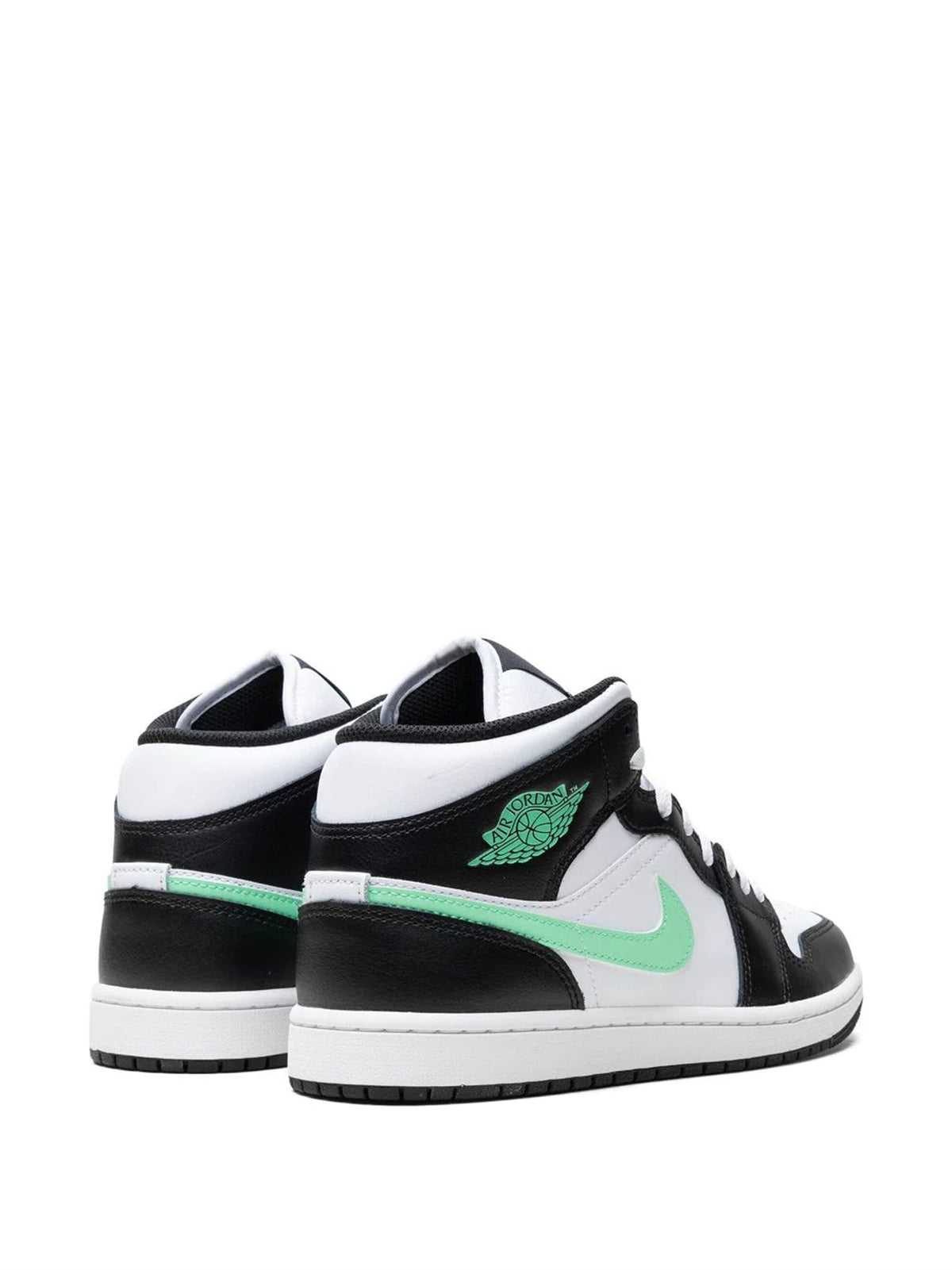 Air Jordan 1 Mid "GREEN GLOW" sneaker product image 5 | Foot Spikes