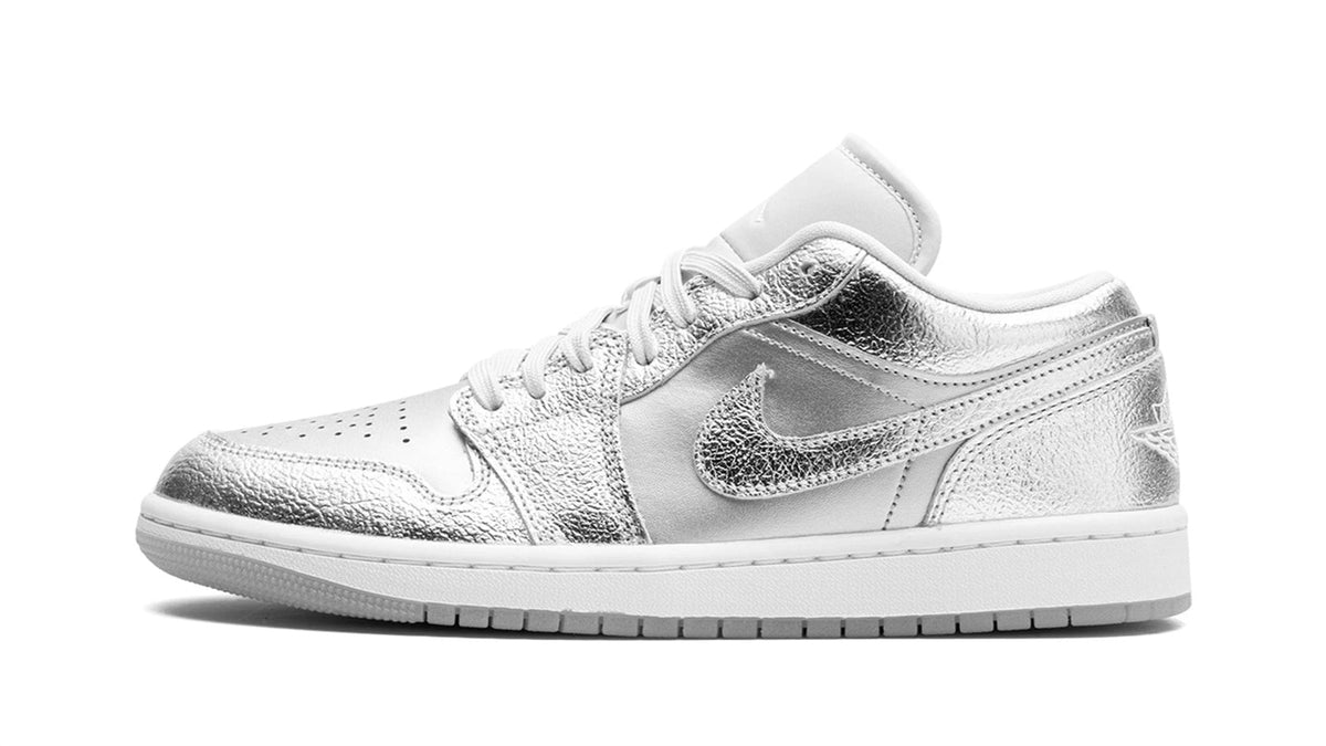 Air Jordan 1 Low SE WMNS "Metallic Silver" sneaker product image 1 | Foot Spikes