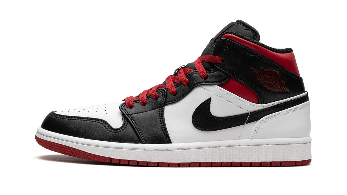 Air Jordan 1 Mid "Gym Red Black Toe" sneaker product image 1 | Foot Spikes