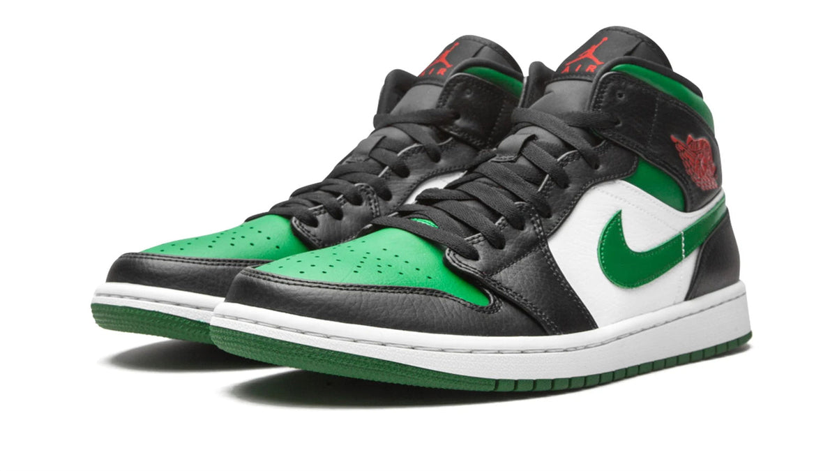 Air Jordan 1 Mid "Green Toe" sneaker product image 2 | Foot Spikes