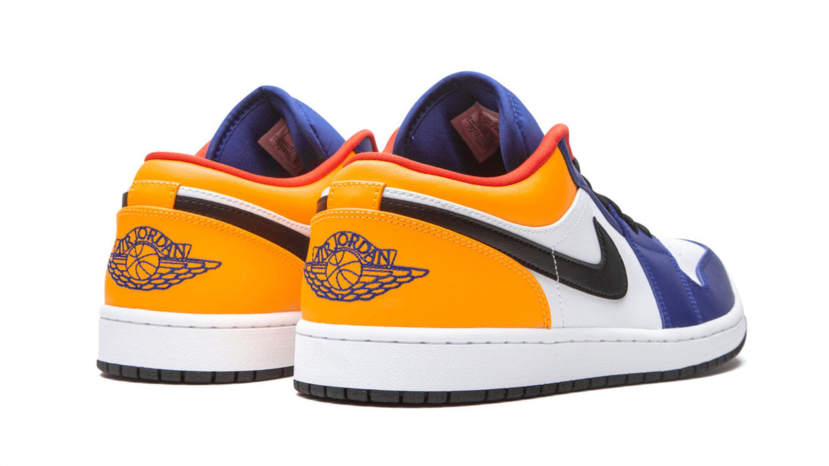 Air Jordan 1 Low "Deep Royal / Yellow" sneaker product image 4 | Foot Spikes