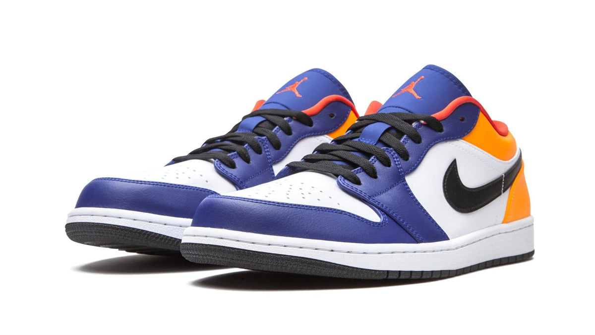 Air Jordan 1 Low "Deep Royal / Yellow" sneaker product image 2 | Foot Spikes