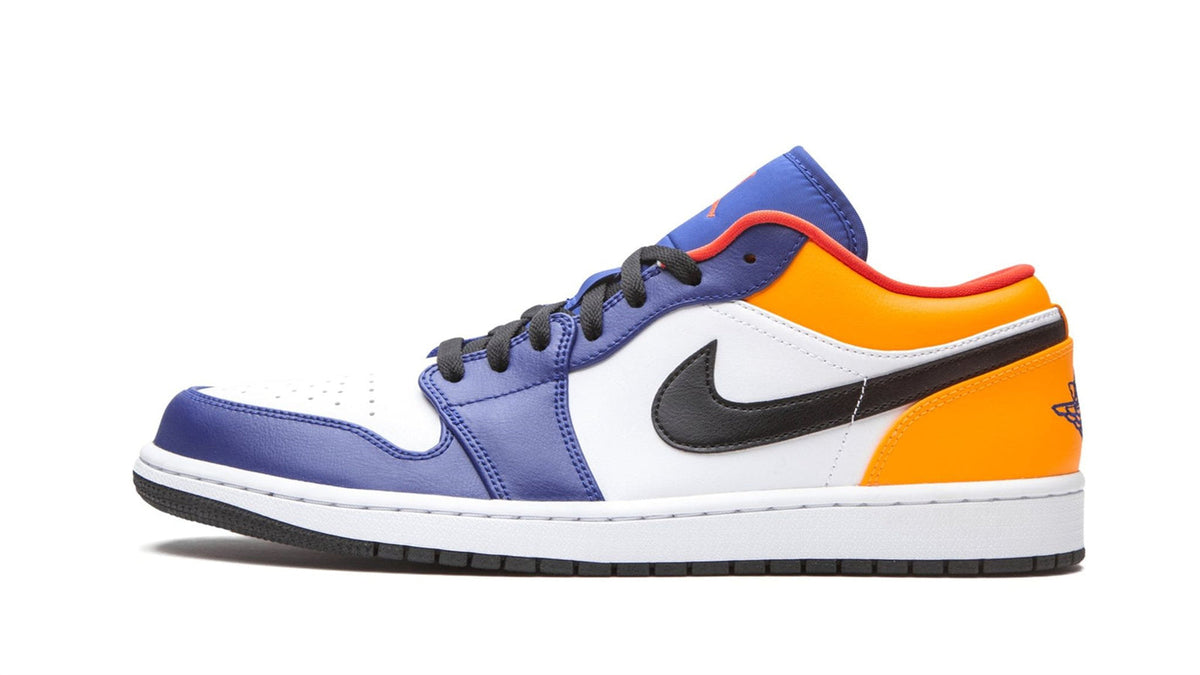 Air Jordan 1 Low "Deep Royal / Yellow" sneaker product image 1 | Foot Spikes