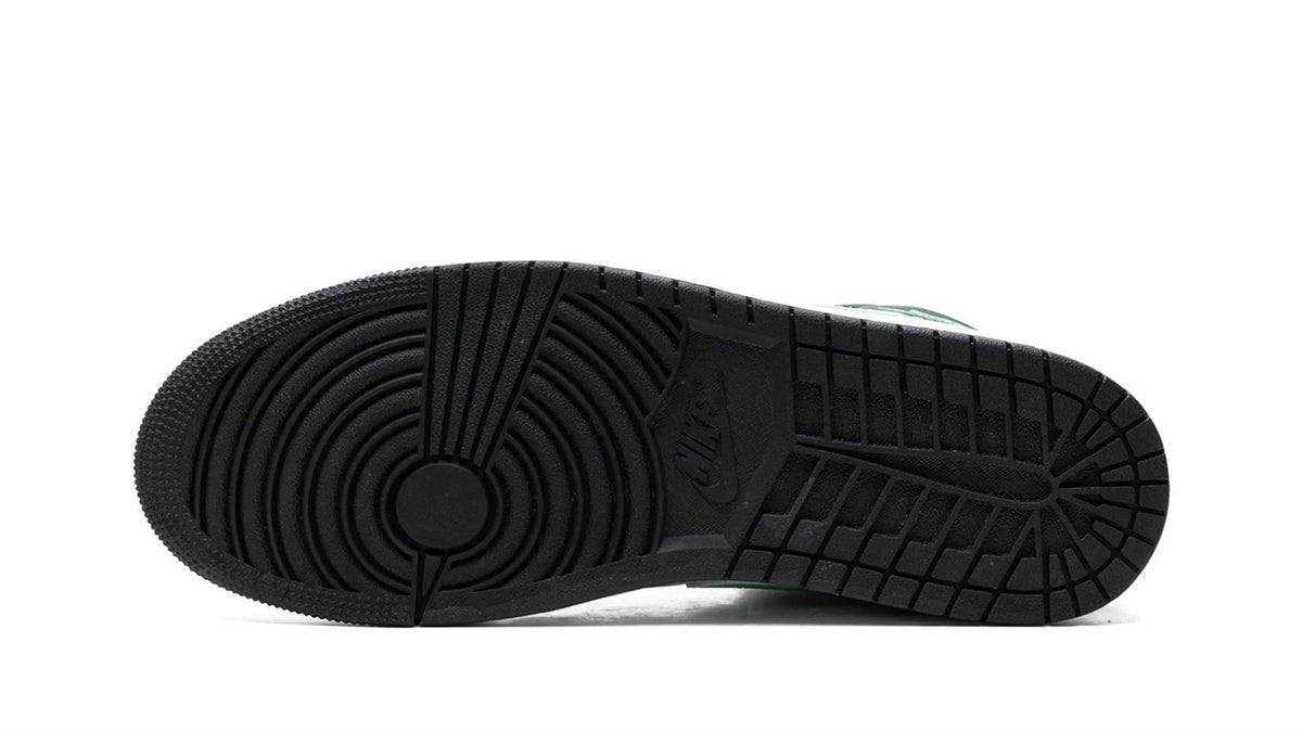 Air Jordan 1 Mid "GREEN GLOW" sneaker product image 5 | Foot Spikes