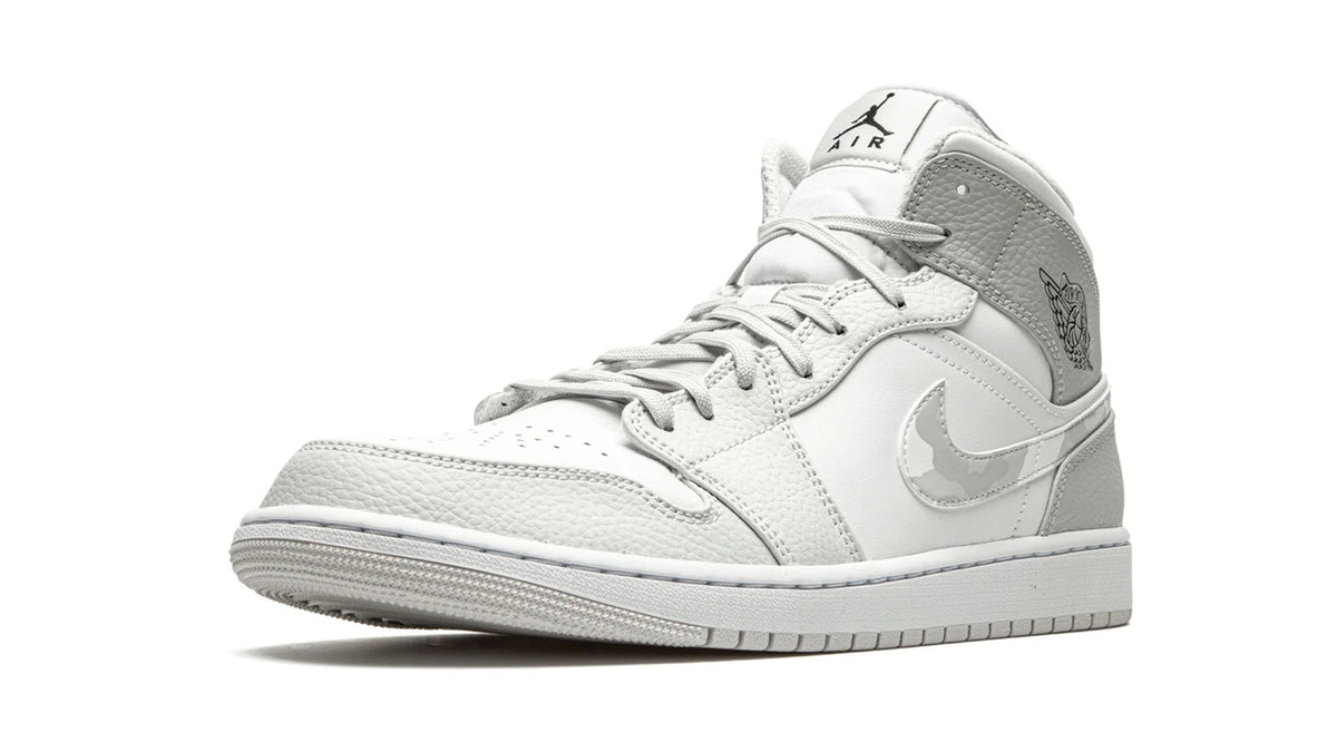 Air Jordan 1 Mid "White Camo" sneaker product image 3 | Foot Spikes