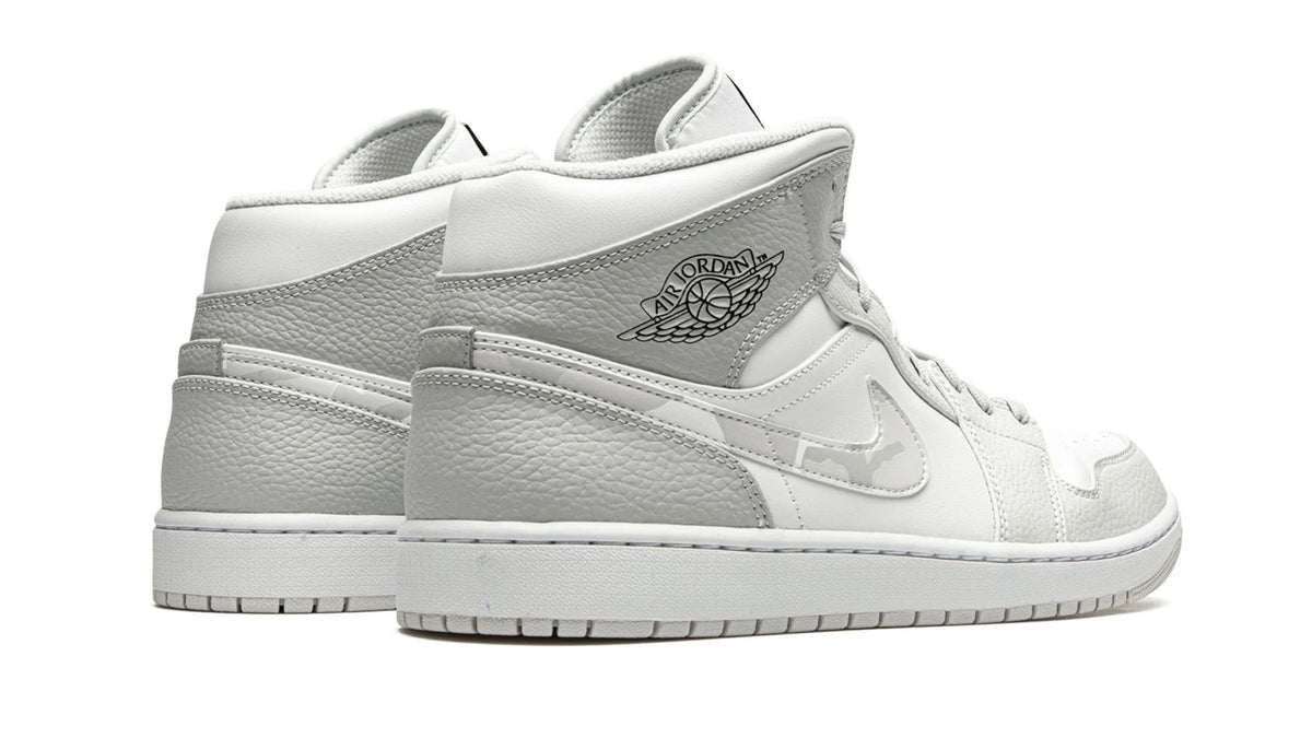 Air Jordan 1 Mid "White Camo" sneaker product image 4 | Foot Spikes