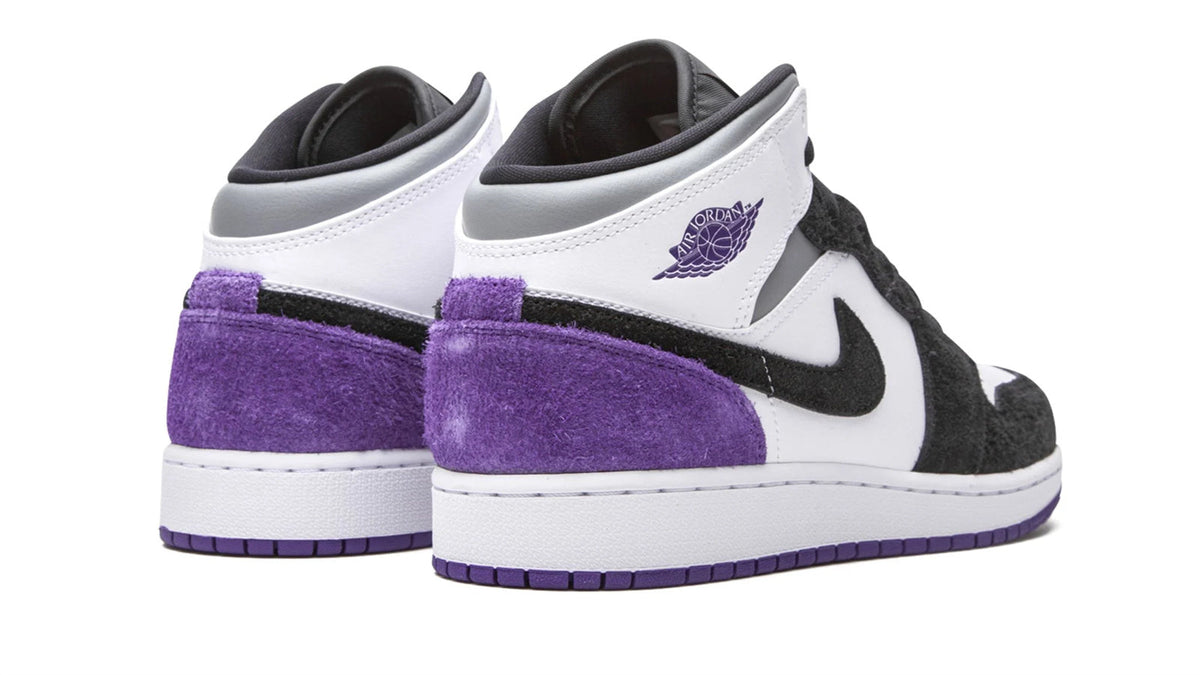 Air Jordan 1 Mid SE "Court Purple Suede" sneaker product image 4 | Foot Spikes