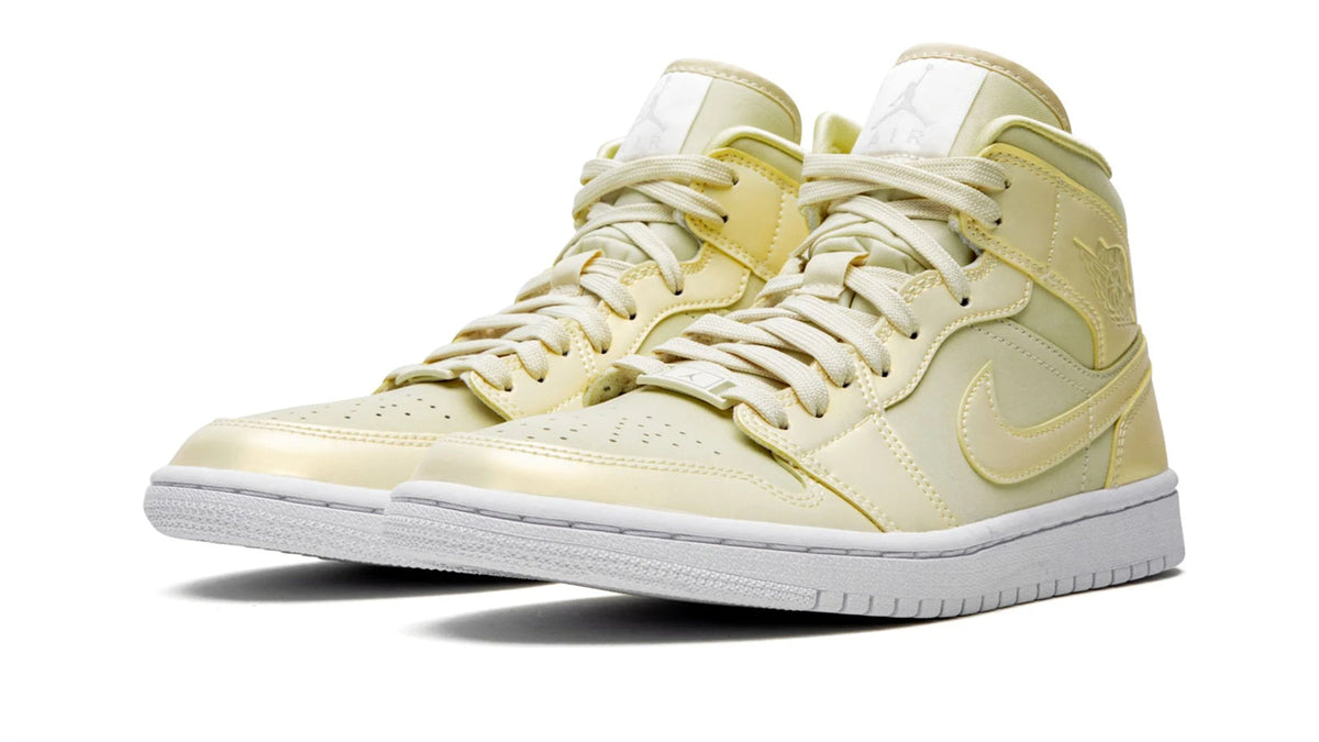 AIR JORDAN 1 MID SE WMNS "Lemon Yellow" sneaker product image 2 | Foot Spikes