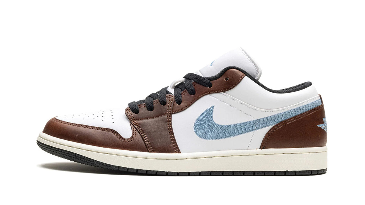 Air Jordan 1 Low SE "Embroidered Swoosh - Mocha" sneaker product image 1 | Foot Spikes