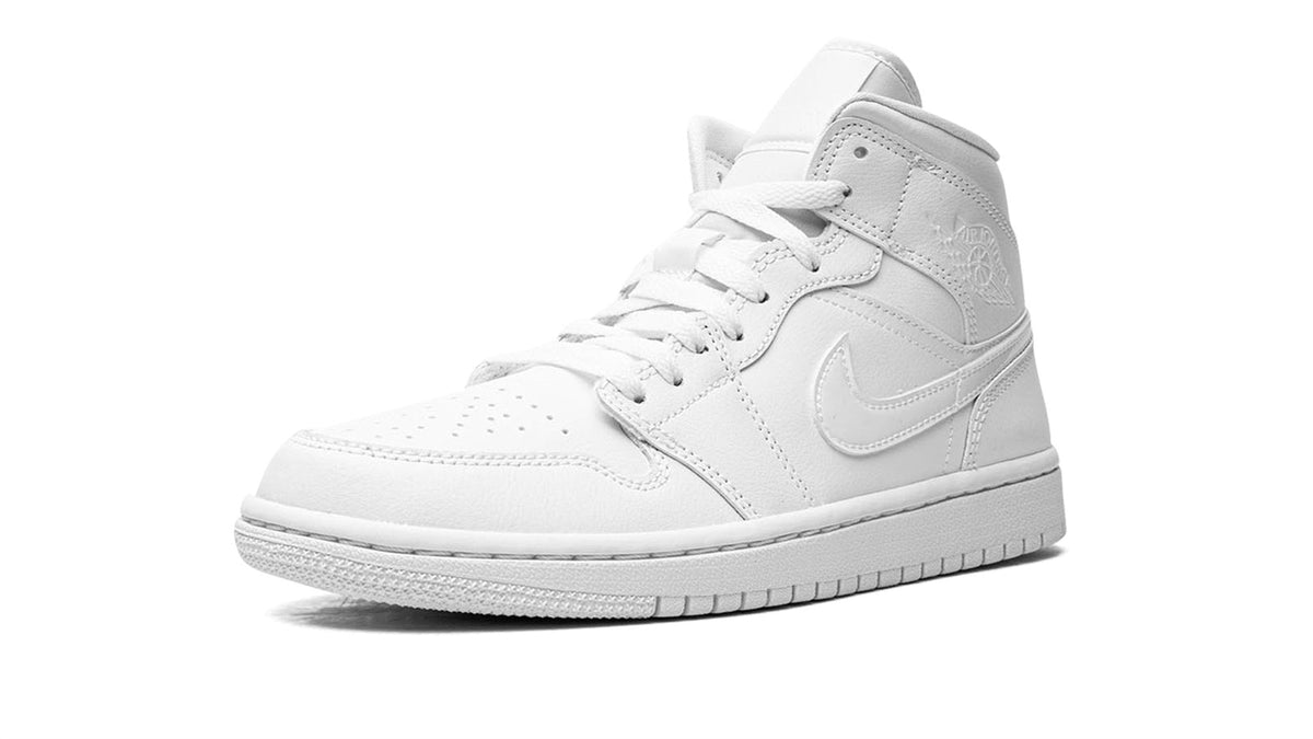 AIR JORDAN 1 MID WMNS "Triple White 2022" sneaker product image 3 | Foot Spikes