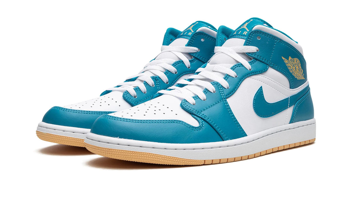 Air Jordan 1 Mid "Aquatone" sneaker product image 2 | Foot Spikes