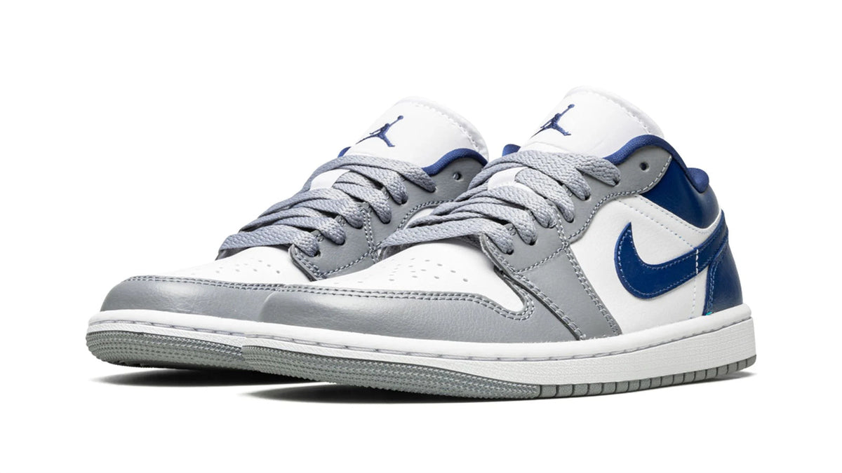 Air Jordan 1 Low WMNS "Stealth / French Blue" sneaker product image 2 | Foot Spikes
