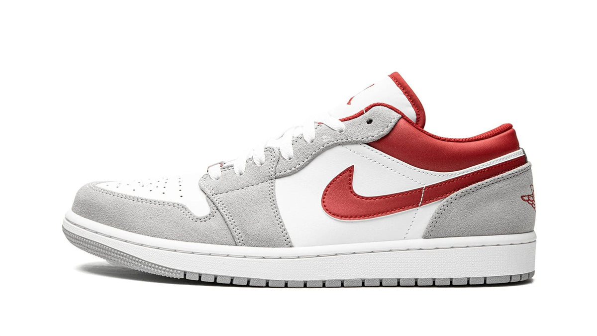 AIR JORDAN 1 LOW SE "White / Grey / Red" sneaker product image 1 | Foot Spikes