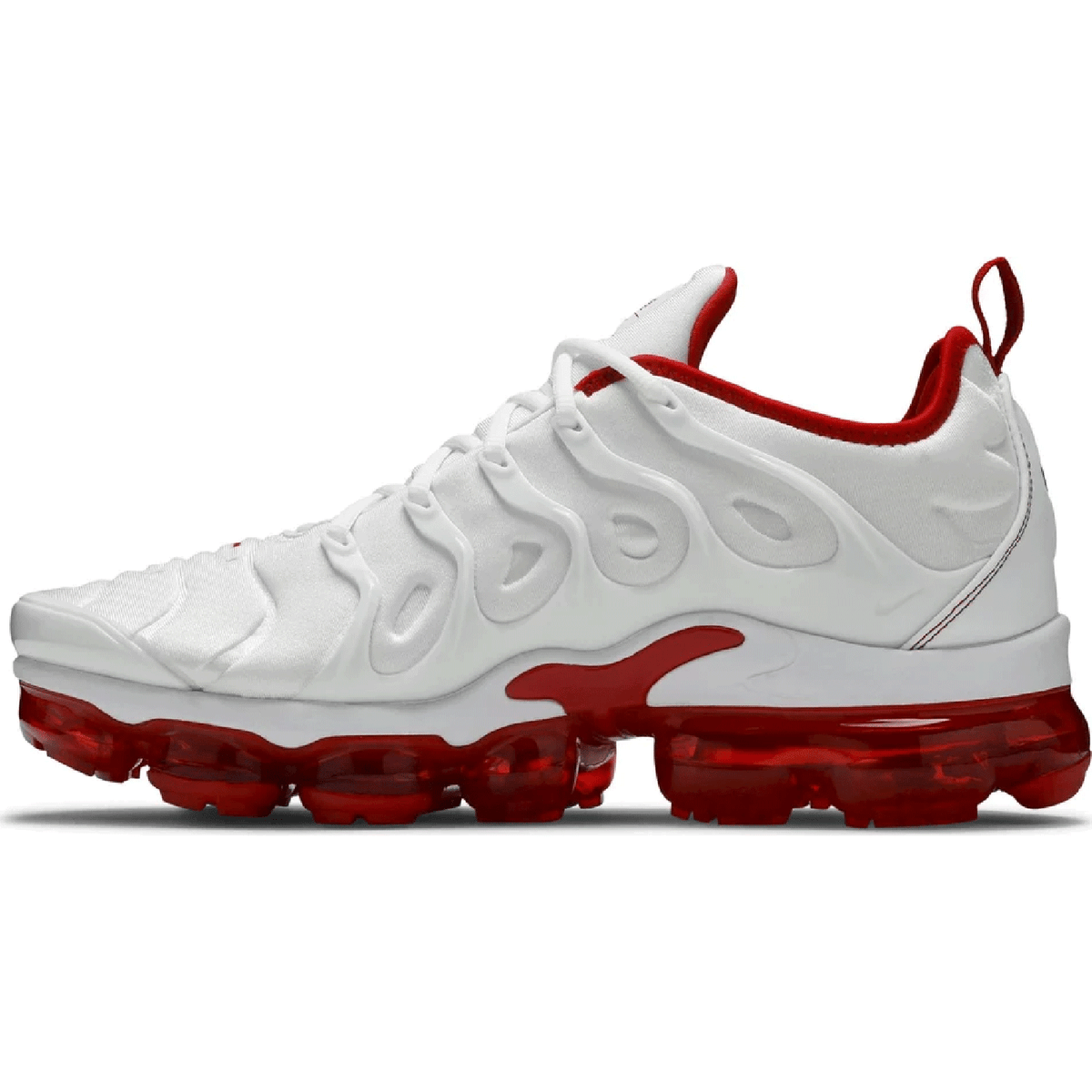 Air Vapormax Plus White University Red sneaker product image 1 | Foot Spikes