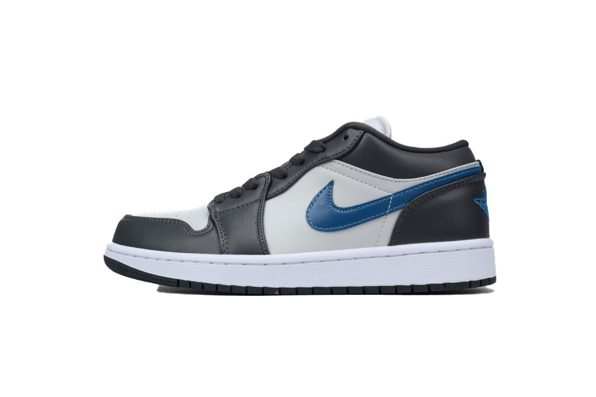 Wmns Air Jordan 1 Low 'Anthracite Industrial Blue' sneaker product image 1 | Foot Spikes