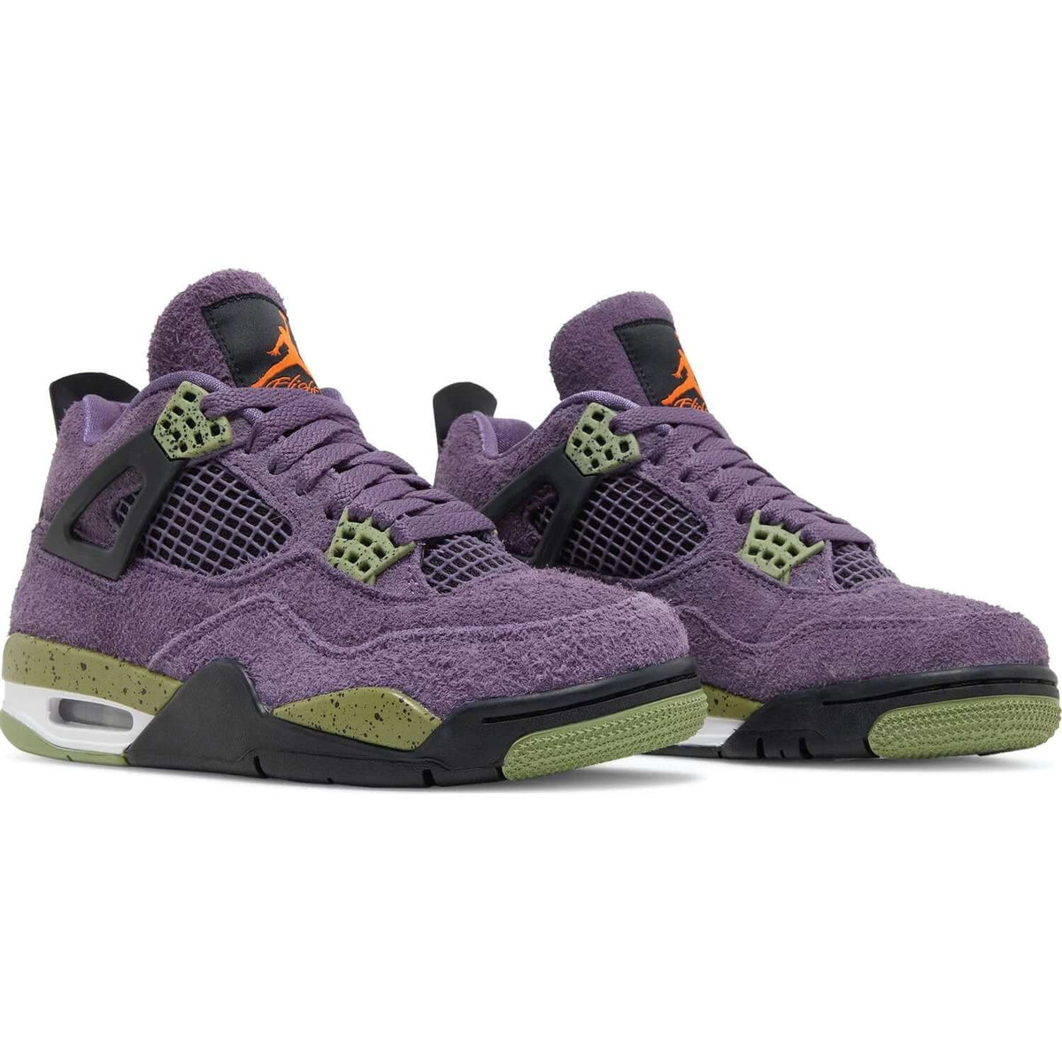 Wmns Air Jordan 4 Retro 'Canyon Purple' sneaker product image 4 | Foot Spikes