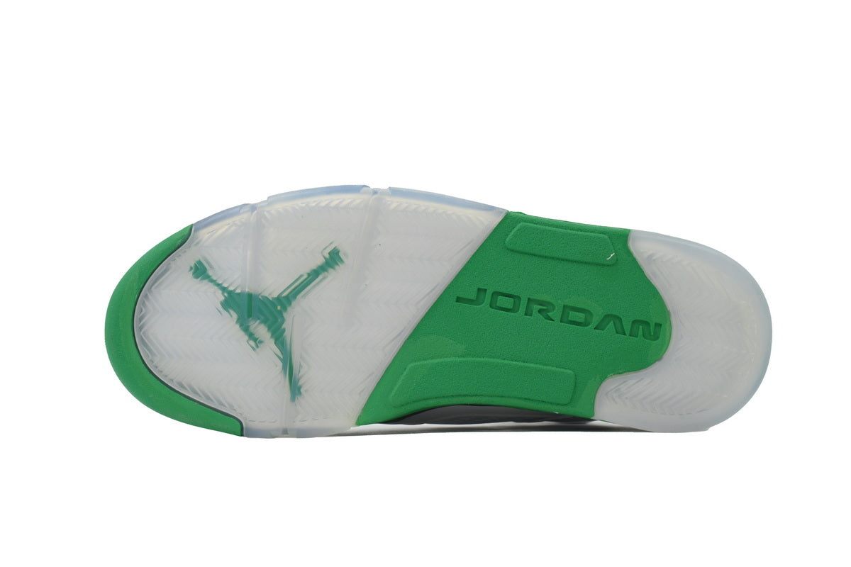 Wmns Air Jordan 5 Retro 'Lucky Green' sneaker product image 2 | Foot Spikes