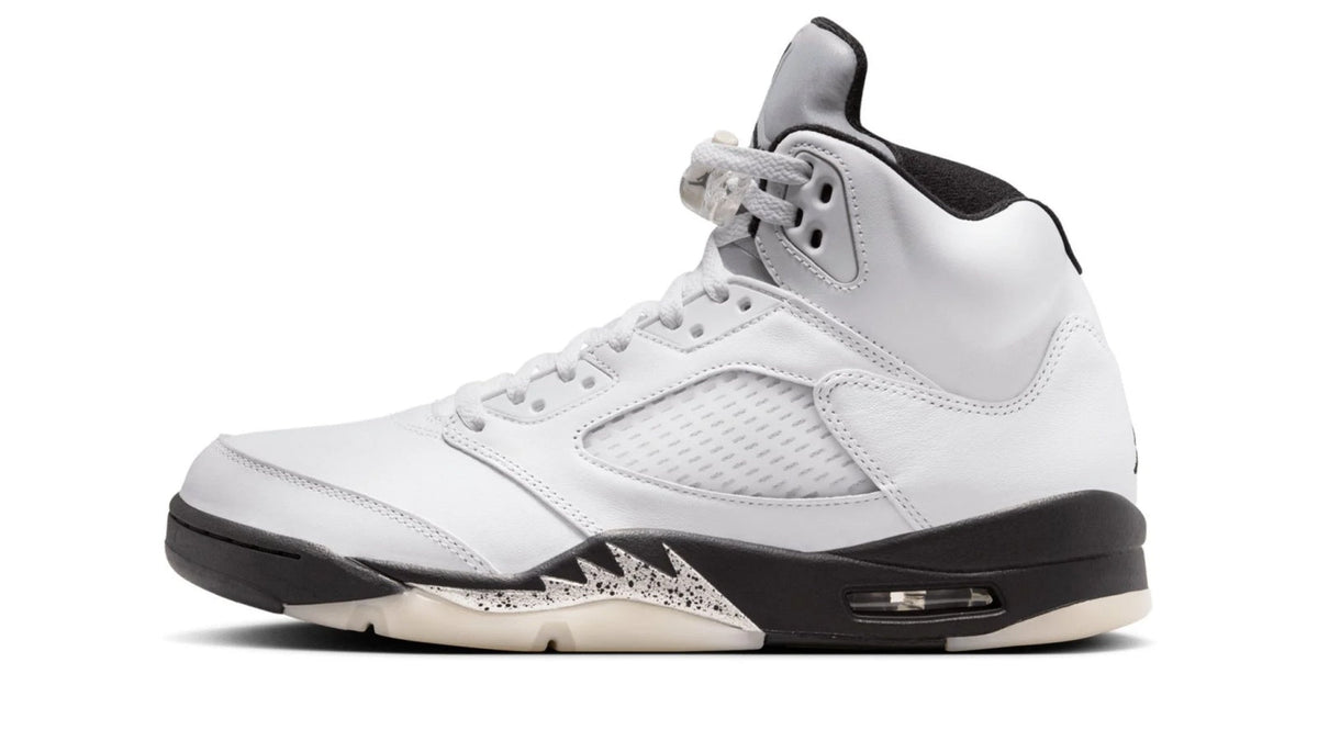 Air Jordan 5 "White/Black" sneaker product image 1 | Foot Spikes