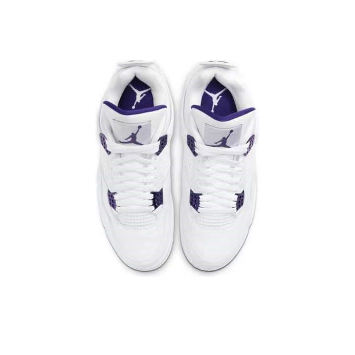 Air Jordan 4 Retro Metallic Purple sneaker product image 3 | Foot Spikes
