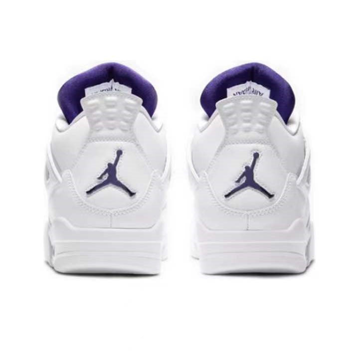 Air Jordan 4 Retro Metallic Purple sneaker product image 4 | Foot Spikes