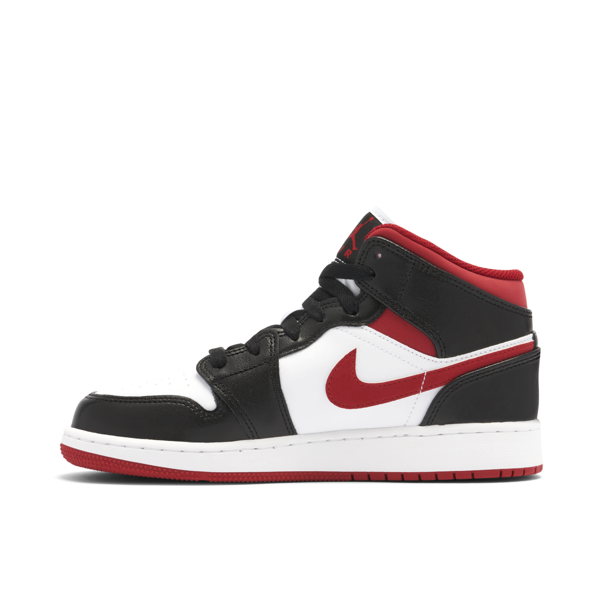 Air Jordan 1 Mid Gym Red Black White (GS) sneaker product image 1 | Foot Spikes