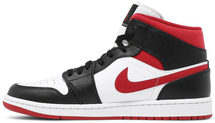 Air Jordan 1 Mid Gym Red Black sneaker product image 1 | Foot Spikes