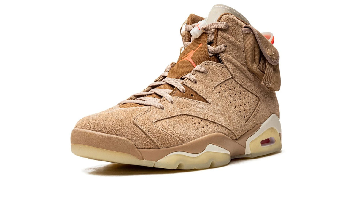 Air Jordan 6 Retro "Travis Scott - British Khaki" sneaker product image 3 | Foot Spikes