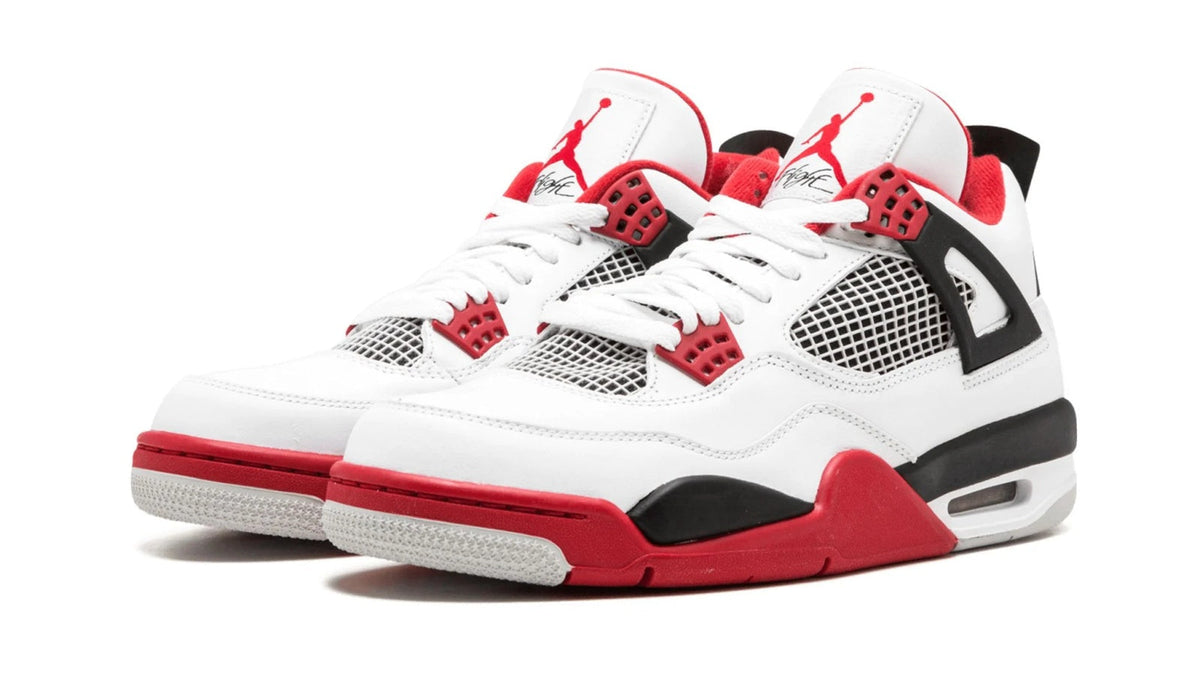 Air Jordan 4 Retro "Fire Red" sneaker product image 2 | Foot Spikes