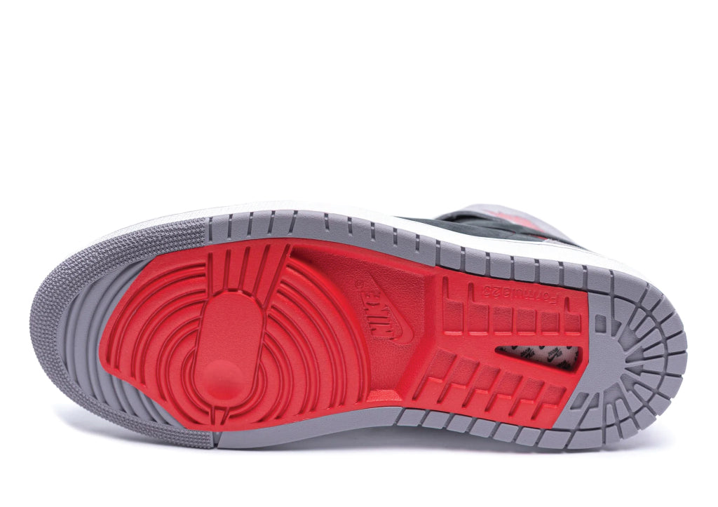 Air Jordan 1 High Zoom Air CMFT 2 Black Fire Red Cement sneaker product image 4 | Foot Spikes