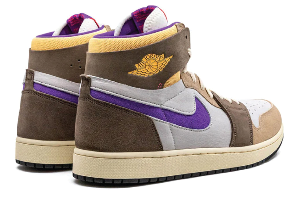 Air Jordan 1 High Zoom Air CMFT 2 Palomino Wild Berry sneaker product image 3 | Foot Spikes