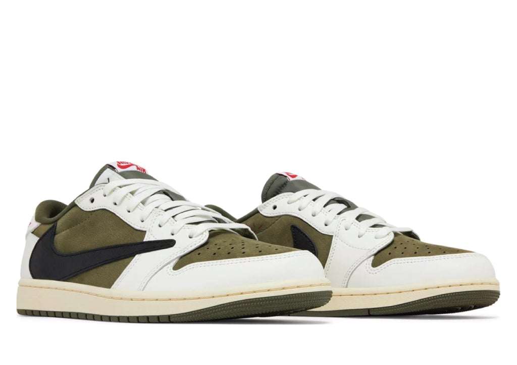 Air Jordan 1 Low OG x Travis Scott SP Medium Olive sneaker product image 2 | Foot Spikes