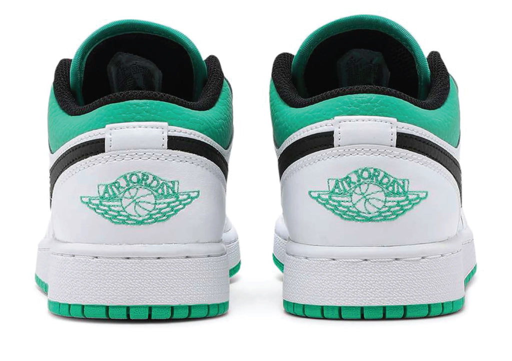 Air Jordan 1 Low White Lucky Green sneaker product image 3 | Foot Spikes