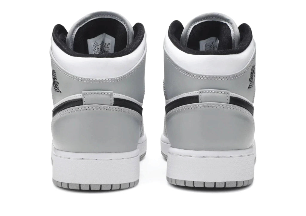 Air Jordan 1 Mid GS Light Smoke Grey sneaker product image 3 | Foot Spikes