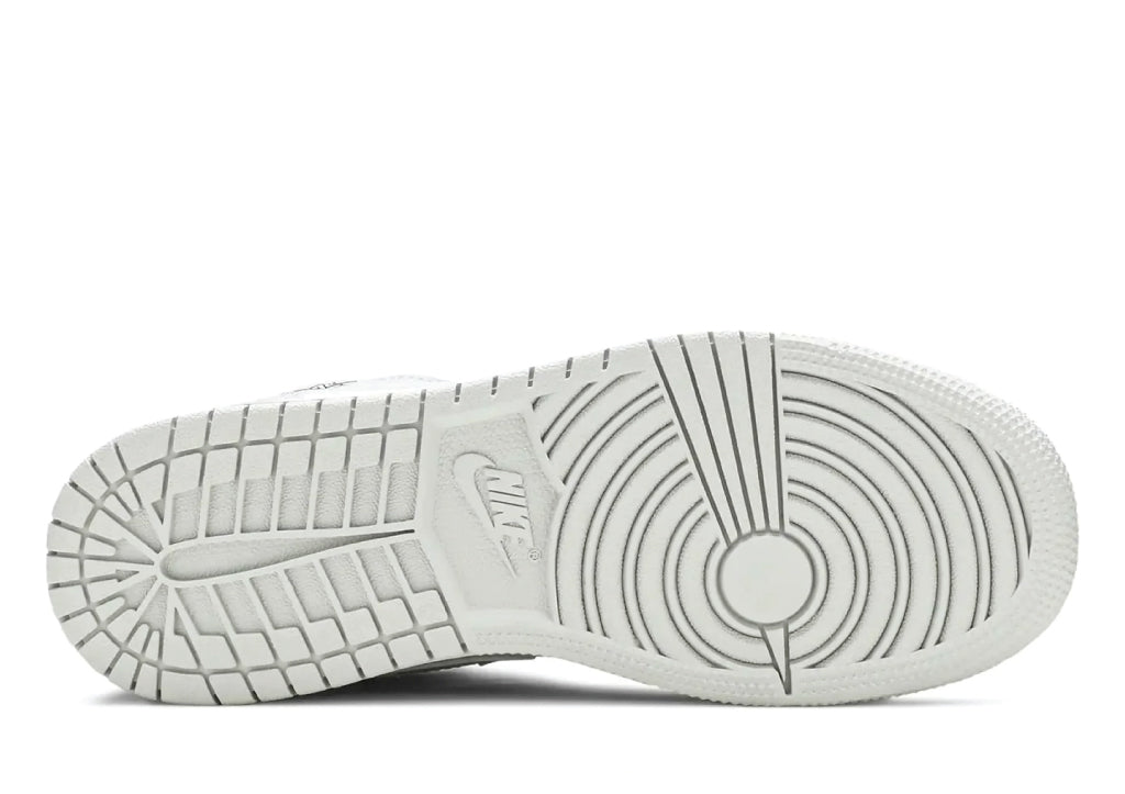 Air Jordan 1 Mid Grey Camo sneaker product image 4 | Foot Spikes