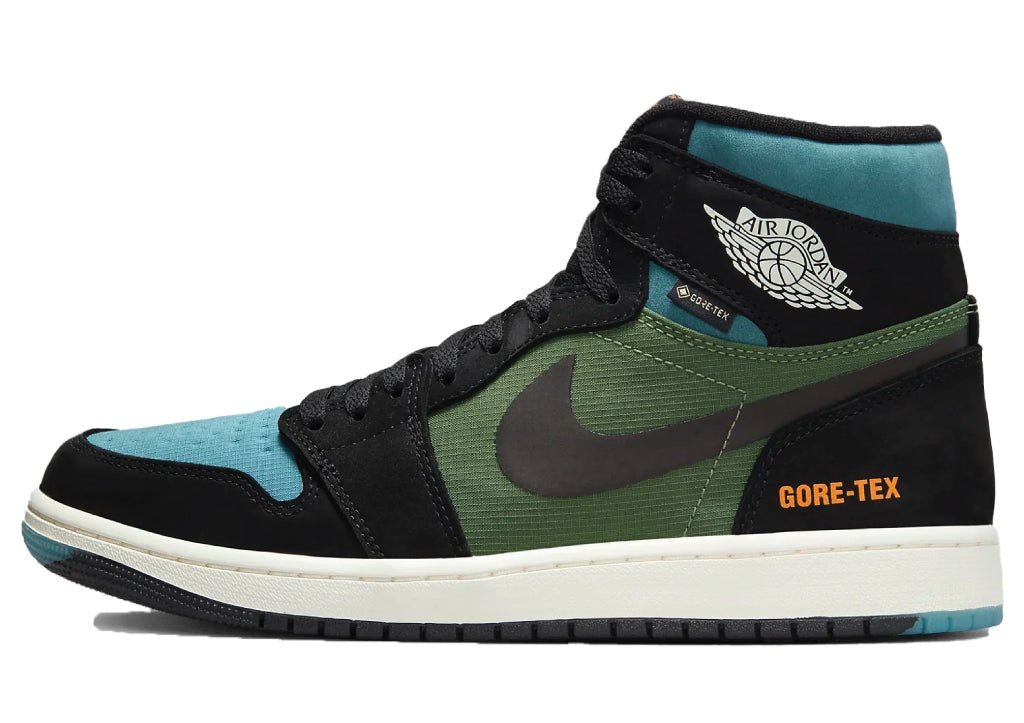 Air Jordan 1 Retro High Element Gore-Tex Black Olive sneaker product image 1 | Foot Spikes