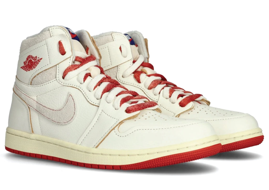 Air Jordan 1 Retro High Rare Air Sail Cinnabar WMNS sneaker product image 2 | Foot Spikes