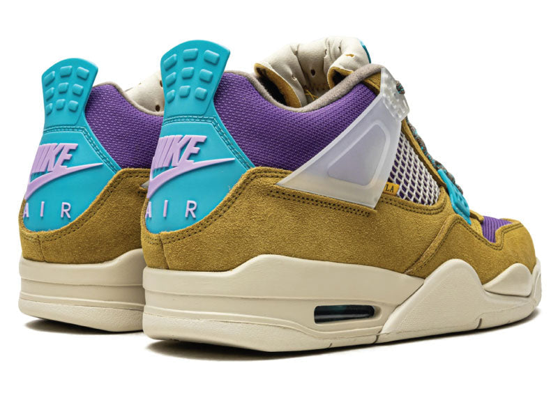 Air Jordan 4 Retro SP Union 30th Anniversary Desert Moss Tan sneaker product image 3 | Foot Spikes