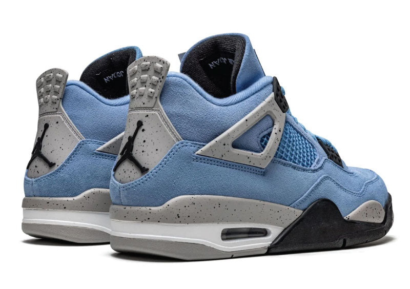 Air Jordan 4 Retro University Blue sneaker product image 3 | Foot Spikes