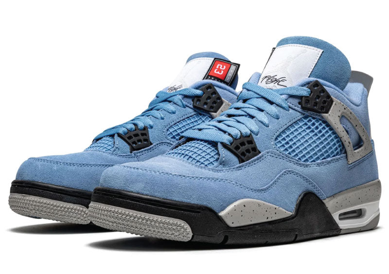Air Jordan 4 Retro University Blue sneaker product image 2 | Foot Spikes