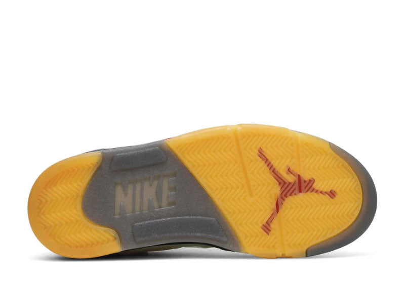 Air Jordan 5 Retro Off White Sail sneaker product image 4 | Foot Spikes
