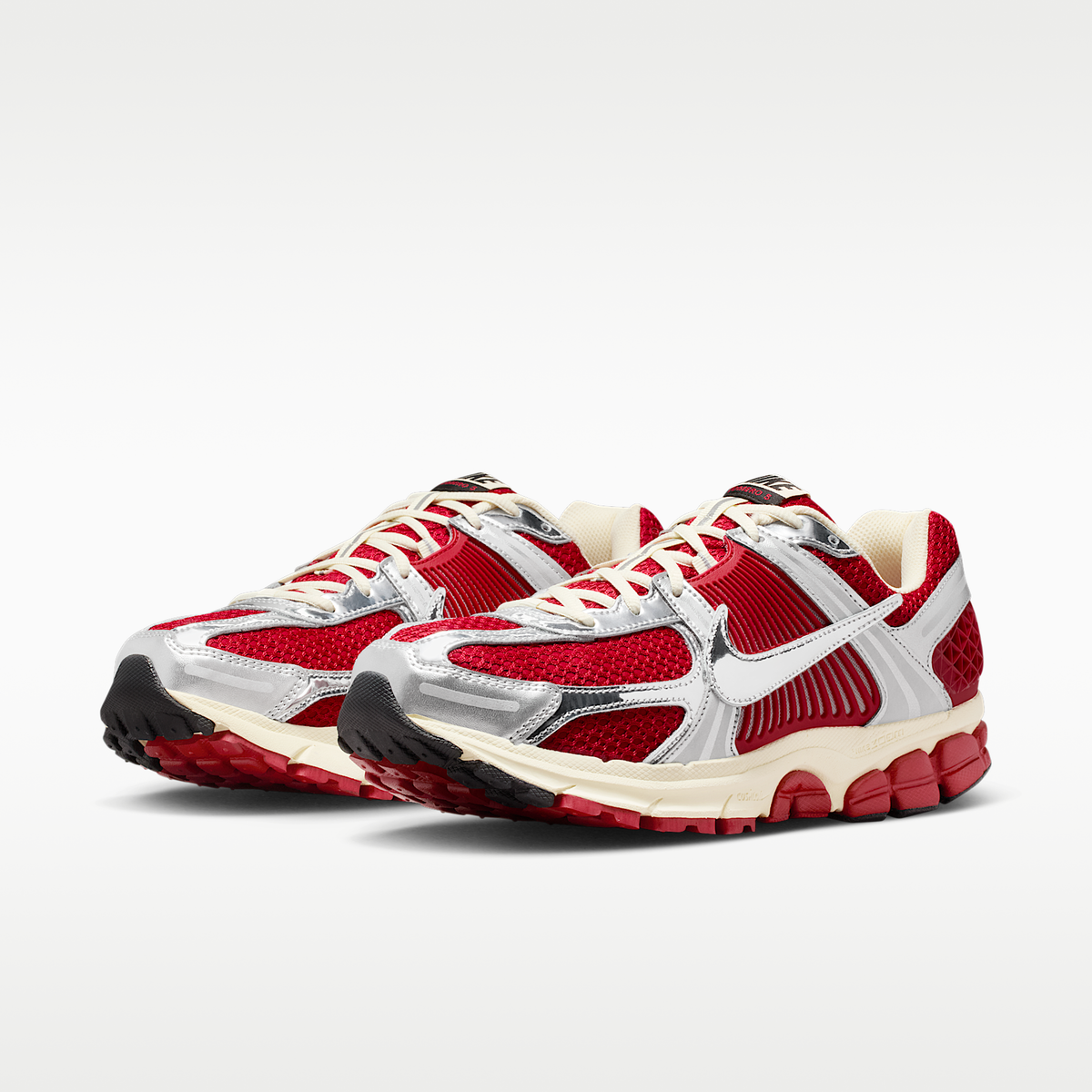 Zoom Vomero 5 Gym Red/Chrome/Metallic Silver sneaker product image 5 | Foot Spikes