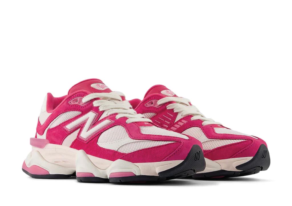 New Balance 9060 Fuchsia Pink sneaker product image 2 | Foot Spikes